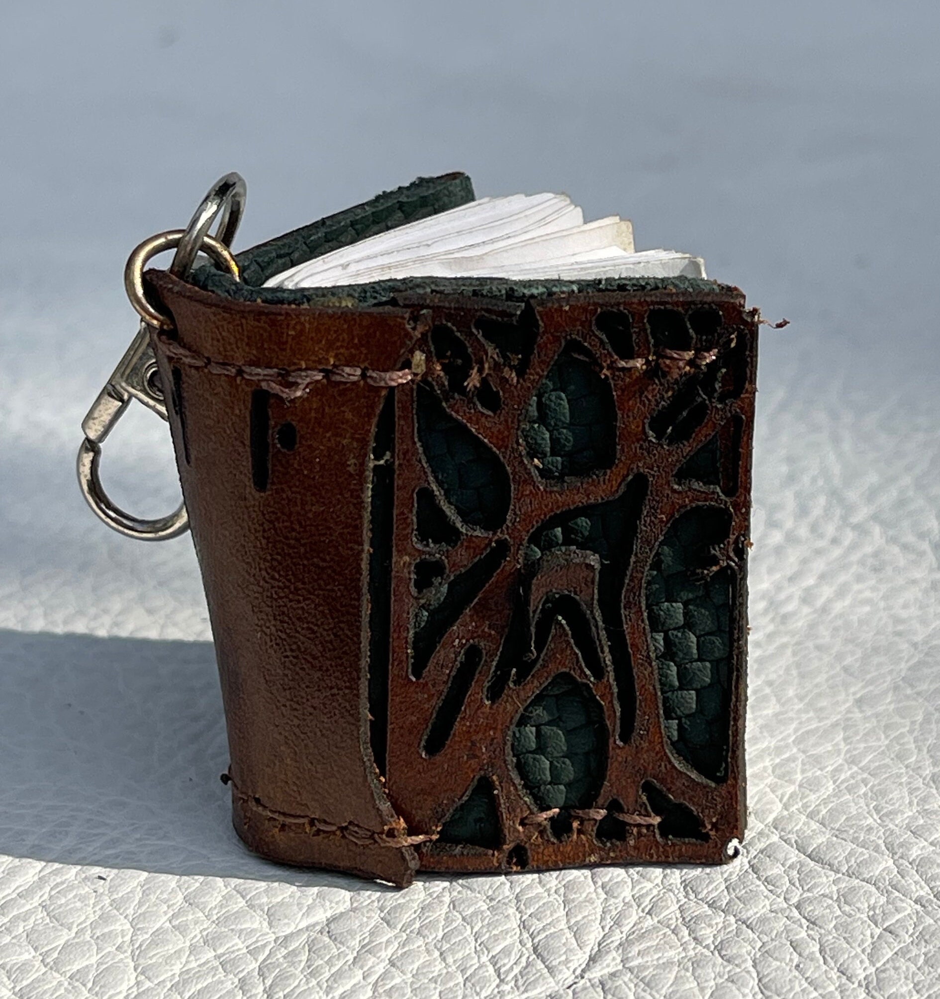 Buy Mini Book Key Chain Leather Bound Mini Book Traveling Mini Online in  India 