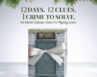 12 Days of Justice Mystery Game – Greylake Police Murder Case Advent Calendar