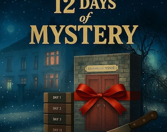 True Crime Fans, Mystery Advent Calendar: 12 Days of Deception Game