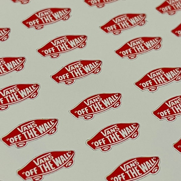 Miniature Vans Stickers for Fingerboards