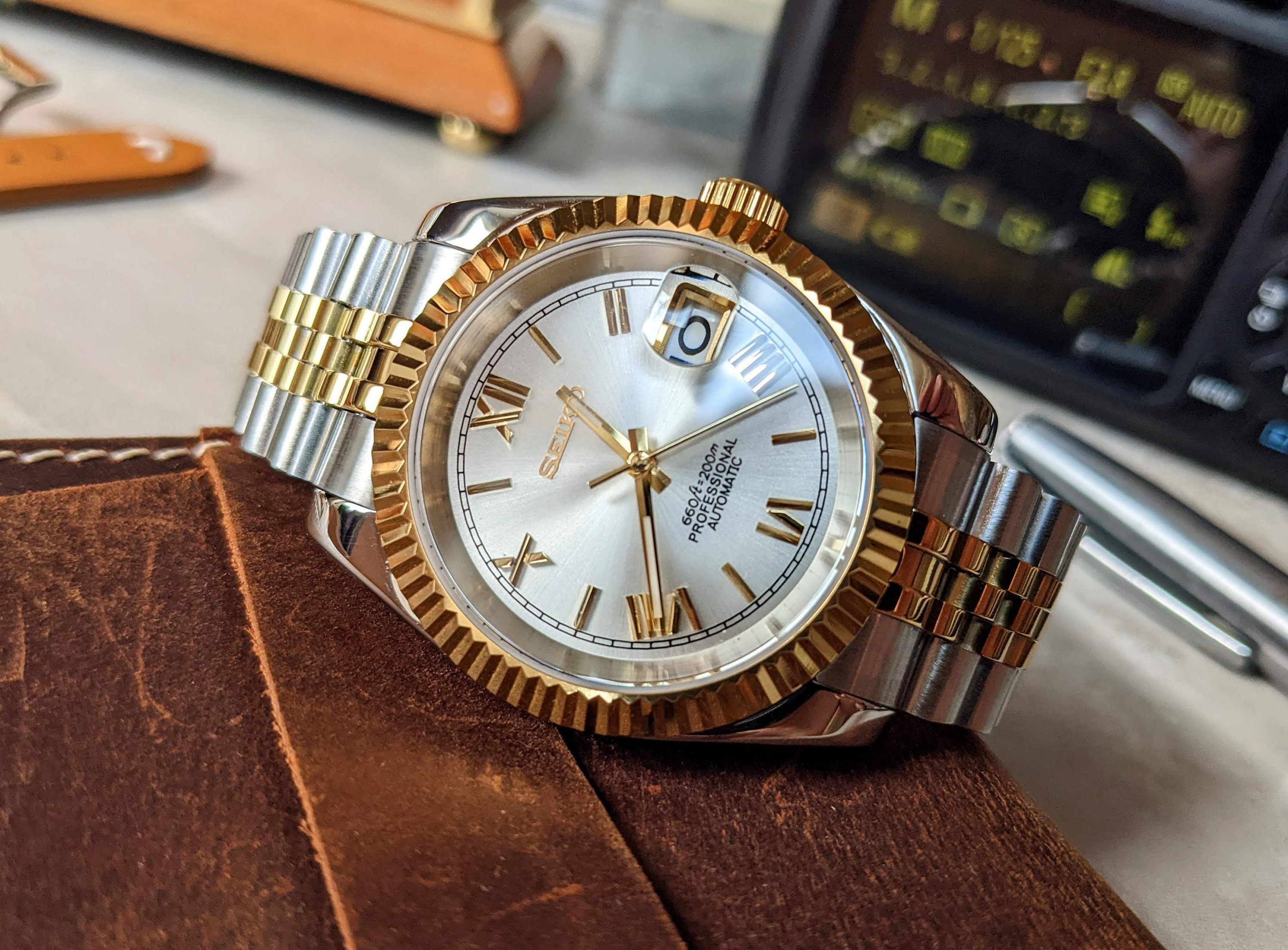 Seiko Datejust Mod Explorer Mod Seiko Homage Seiko NH35 - Etsy