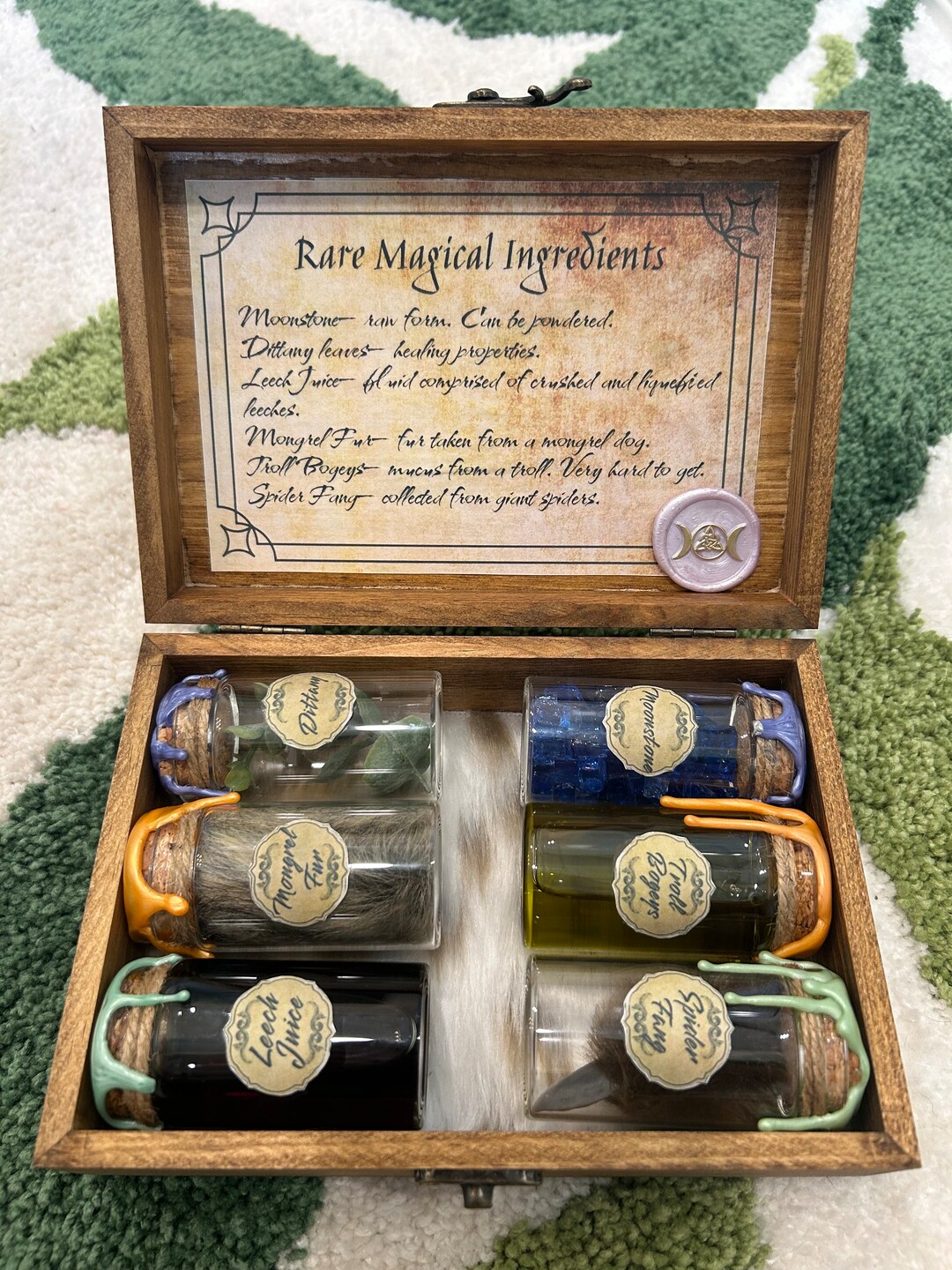 Hogwarts Legacy Rare Magical Ingredients Box Potion Bottle Harry Potter
