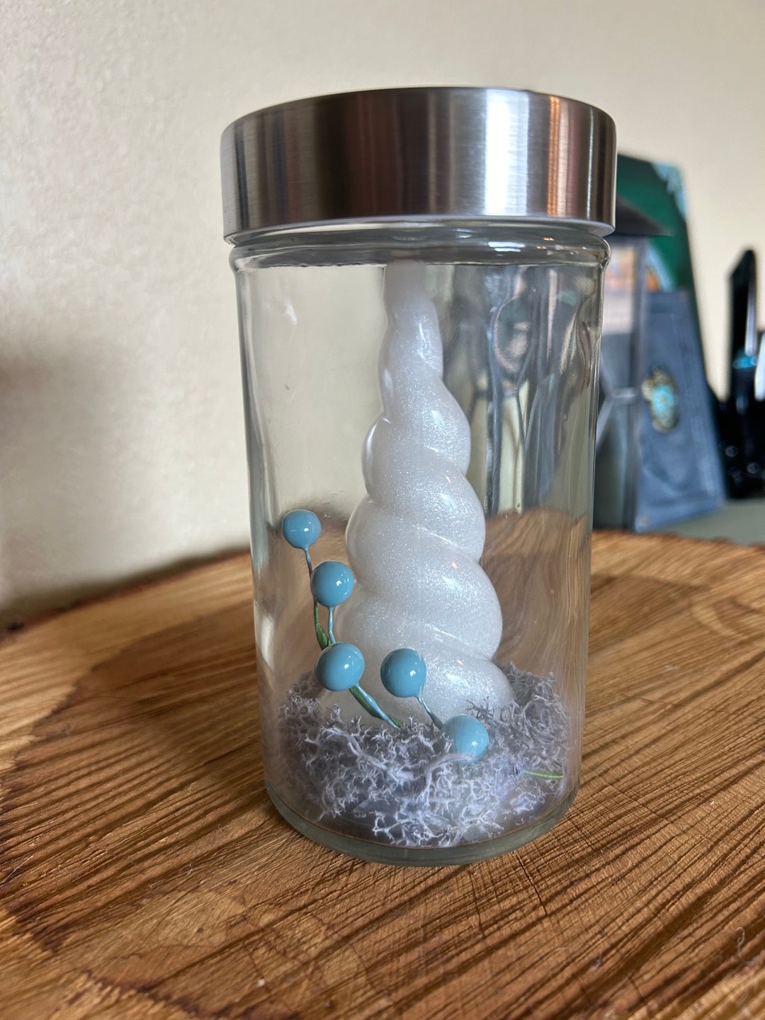 Unicorn Horn Potion Ingredient Pition Bottle Harry Potter Bookshelf