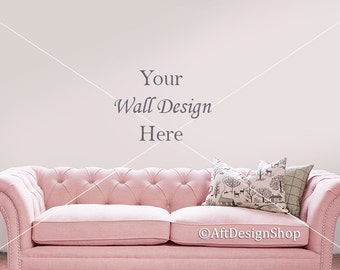 Blank Wall Mockup/ Styled stock Photography/ Product Mockup/ Pink/ Art /Poster Mock up/Mock-up/ Print Background/ Digital/ High Res File 560