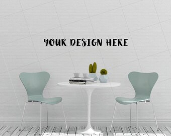 Download Free Blank Wall Photography, Frame Mockup, Styled Stock Photography, Kitchen Mock up, Poster Mockup, Print Background, Succulent, Cactus, Chairs PSD Template
