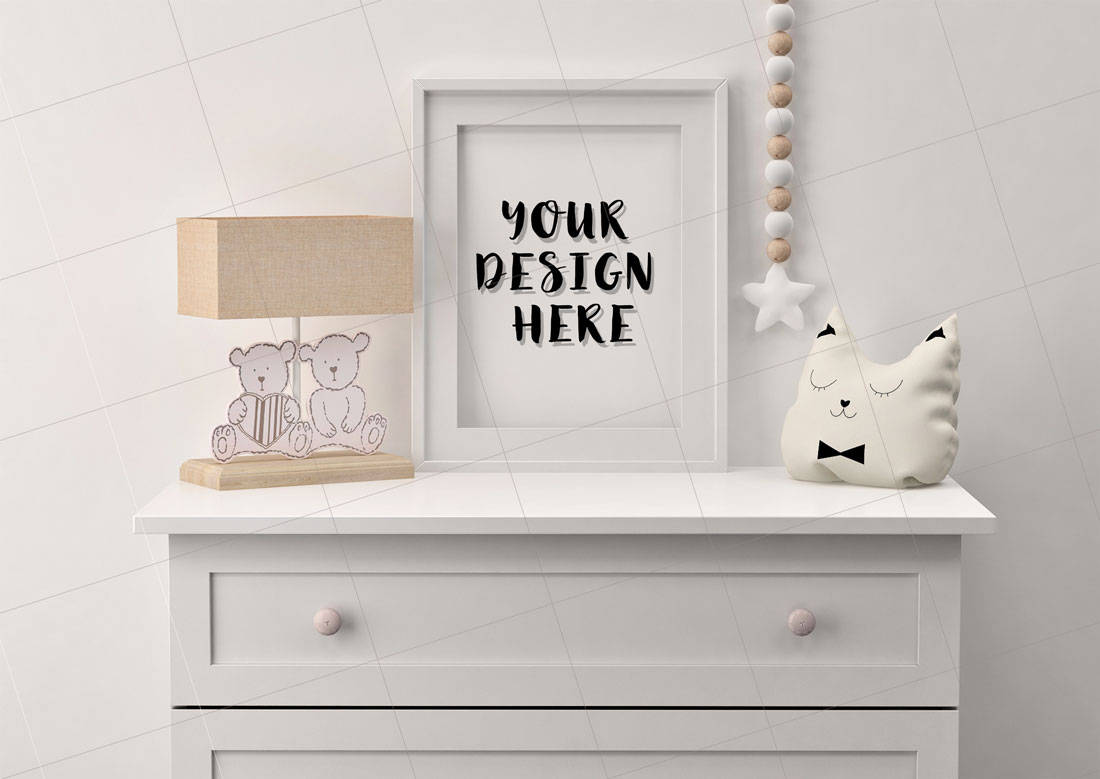 Download Kids Room Mock up Nursery Room Mockup Blank Wall Mockup | Etsy