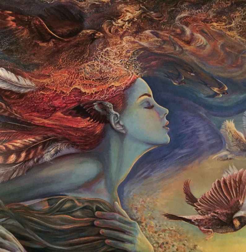 Officially Licensed 16x20 Josephine Wall SPIRIT of Etsy