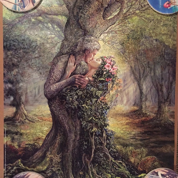 Officially Licensed 16"x20" Josephine Wall DRYAD & the TREE SPIRIT painting reprint poster New