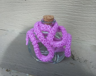 Glow in the Dark/Black Light Tentacle Bottle