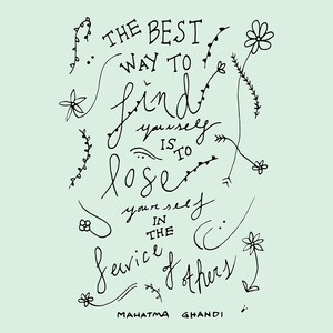 Ghandi Quote Typography Digital File