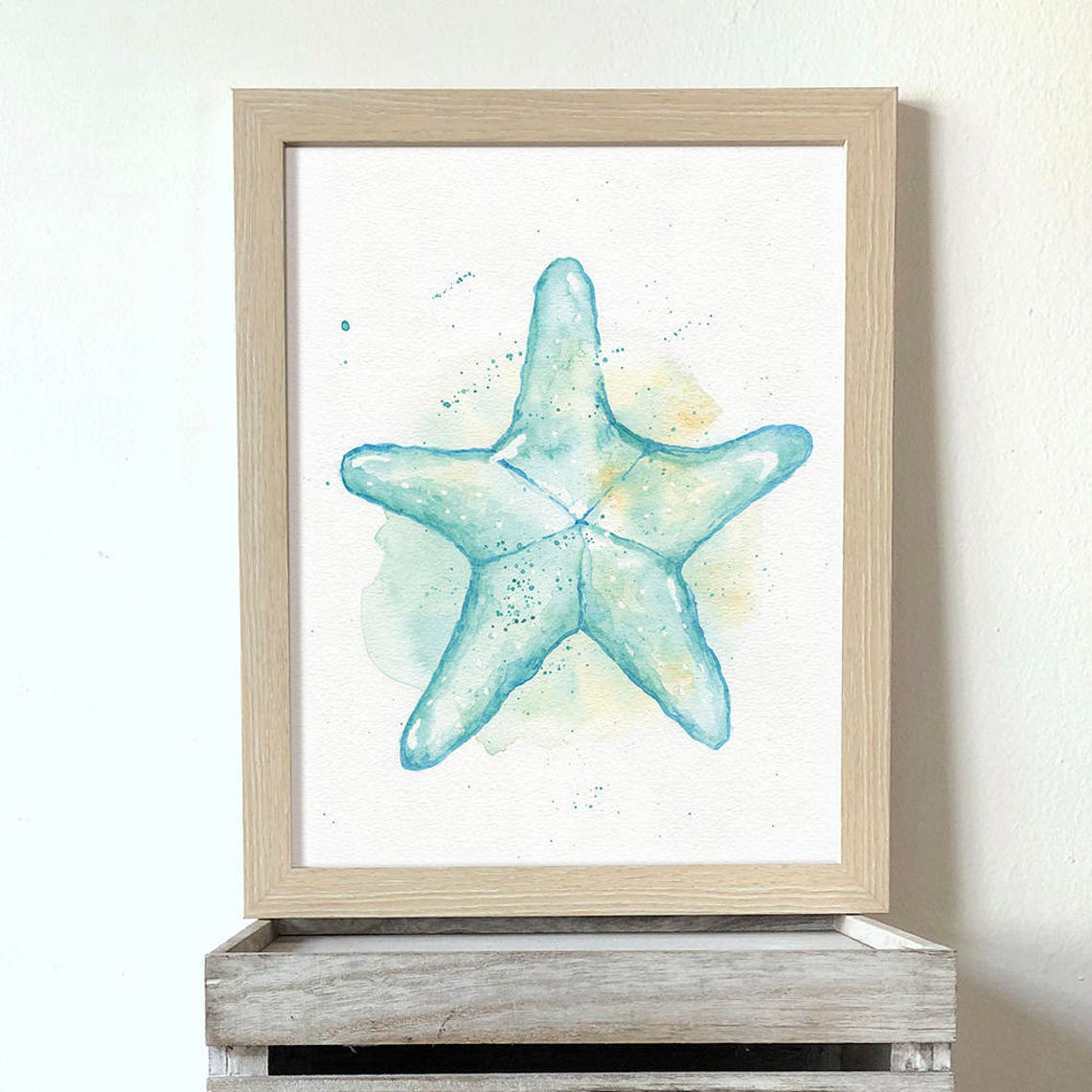 Printable Wall Art - 4 Piece Coastal Sea Life Set - Etsy