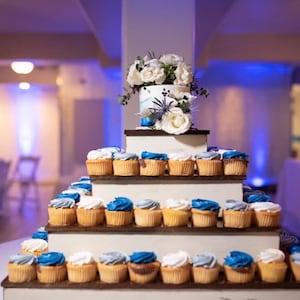 Tiered Rustic Cupcake Stand