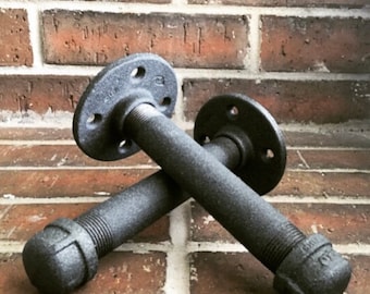 Industrial Pipe Shelf Bracket