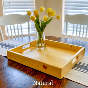 Solid Wood Serving Tray image 1