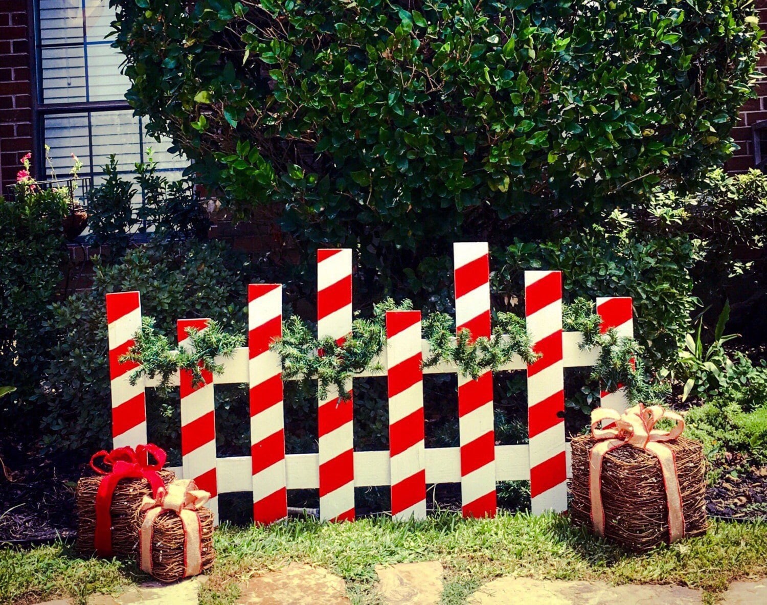 Christmas Picket Fence