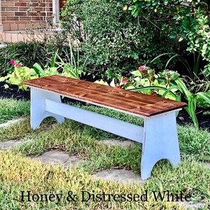 61 in. Kids Farmhouse Table with chairs and/or bench image 5