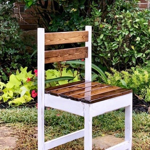 61 in. Kids Farmhouse Table with chairs and/or bench image 7