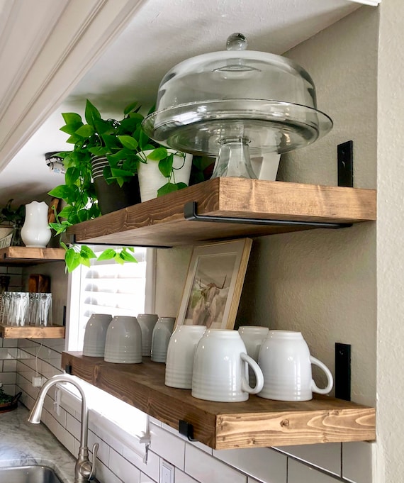 24 Ideas for Kitchens With Open Shelving