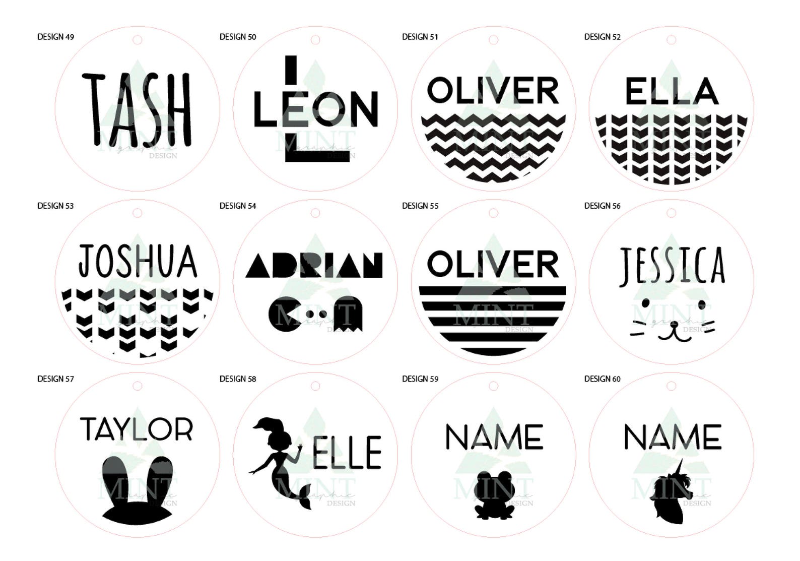 Bag Name Tag Personalised Keyrings School Bag Acyrlic Etsy