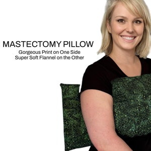 RUSH ORDER Mastectomy PILLOW Breast Cancer Surgery Pillow Post Op Double Mastectomy Healing Pillow Car Ride home/Gift Soft!