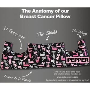 MASTECTOMY PILLOW Breast Cancer Pillow Post Op Surgery Double Mastectomy Healing Pillow Chest Pillow Car Ride Rush Order Gift Pillow!