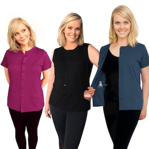 Mastectomy Recovery Clothing Tops to hold Drains Breast Cancer Surgery