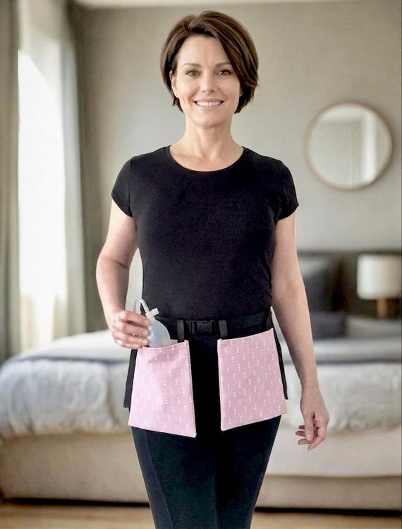 DRAIN BELT with Pockets for Mastectomy Surgery JP Drain Holder breast reconstruction or cancer