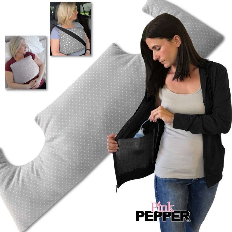 Combo Pack RUSH ORDER Mastectomy PILLOW and Drain Holding Etsy