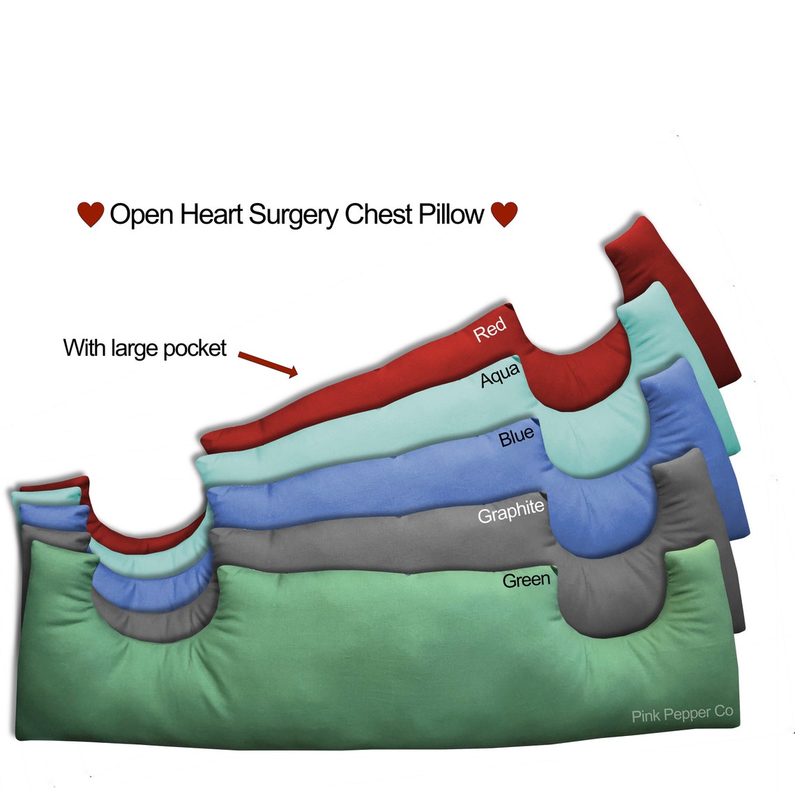 Open Heart Surgery Chest Pillow with Hidden Pocket Men or Etsy