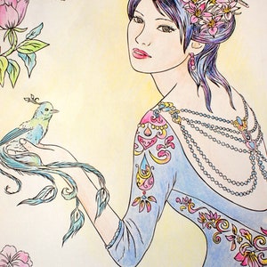 PDF coloring book 100 coloring pages. Line art. by Alena | Etsy