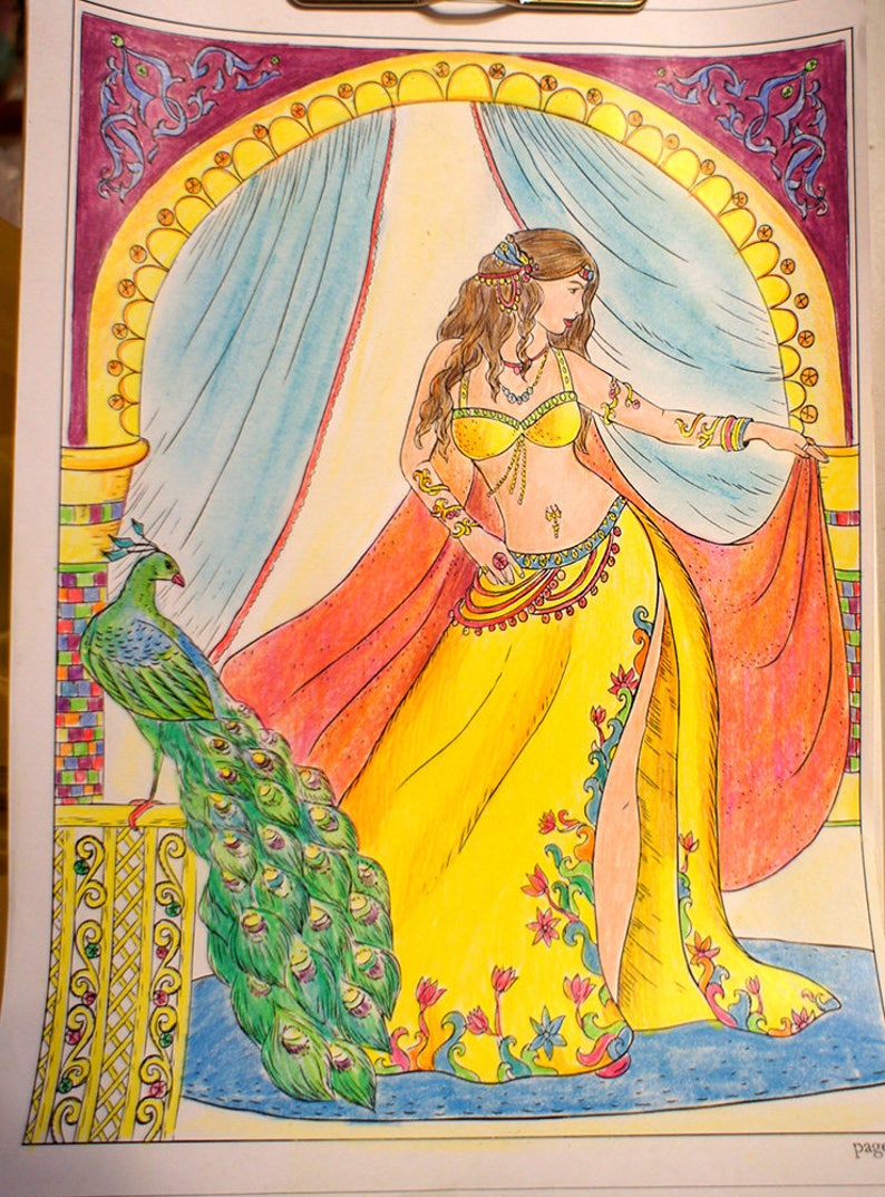 Download PDF coloring book Rainbow Line art. by Alena Lazareva ...