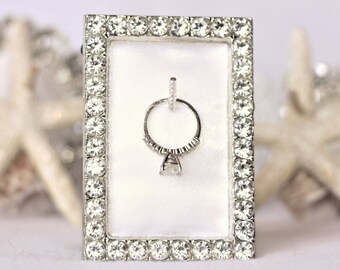 Wedding Ring Holder, Ring Holder, Ring Frame Holder, Diamond Ring Holder, Engagement Gift, Bridal Ring Holder, Ring Holder Frame