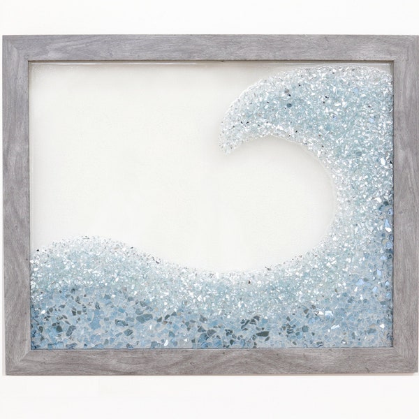 sea glass art, seaglass art, sea glass, resin art, beach glass art, sea glass art framed, sea glass wall art, glass art, ocean wall art