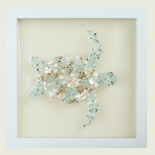 Sea Turtle Wall Art Sea Turtle Decor Resin Art Sea Glass Etsy Canada