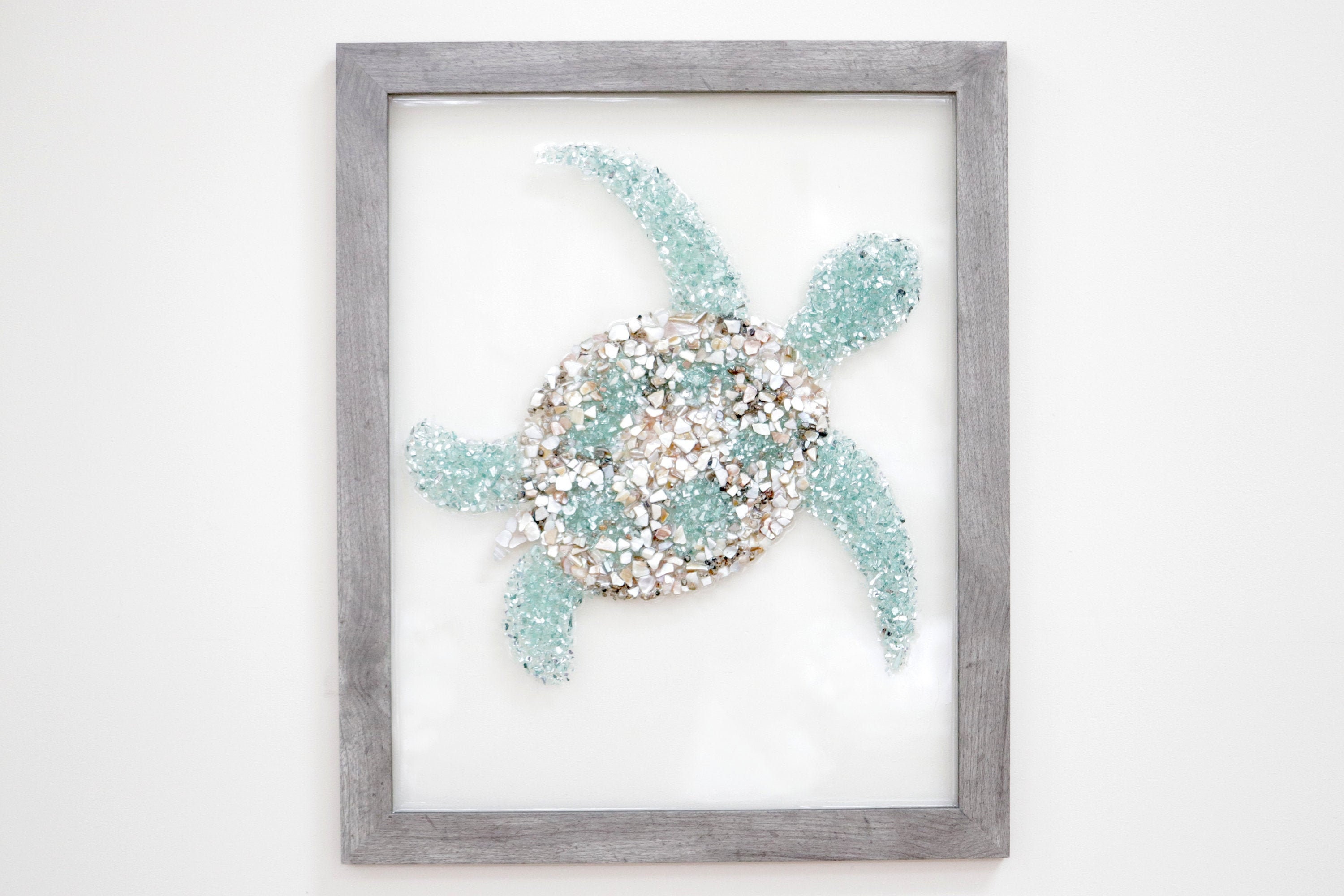 Aqua Turtle Glass Resin Art Kit – Deep South Shelling