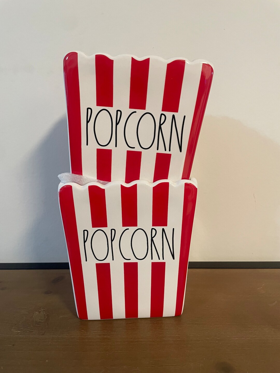 Rae Dunn Artisan Collection Popcorn Bucket Set Etsy