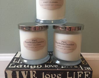 Organic Candle, Homemade, Hand Poured Candles,Essential Oils, Organic, Candles, Scented Soy Candles, Soy Candles