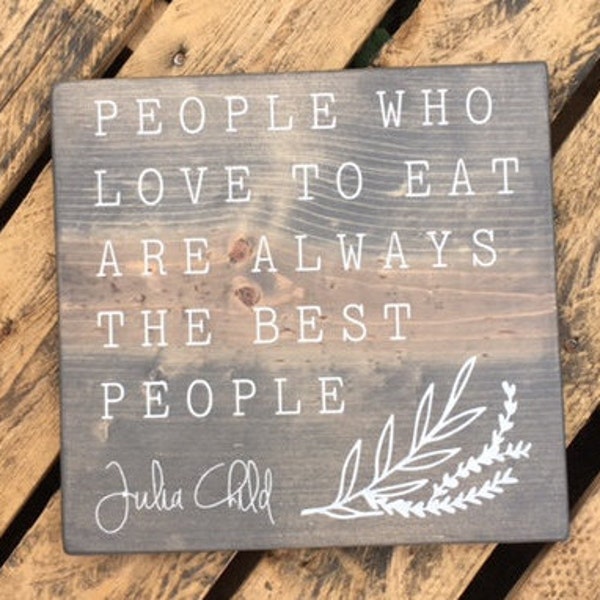 People Who Love to Eat