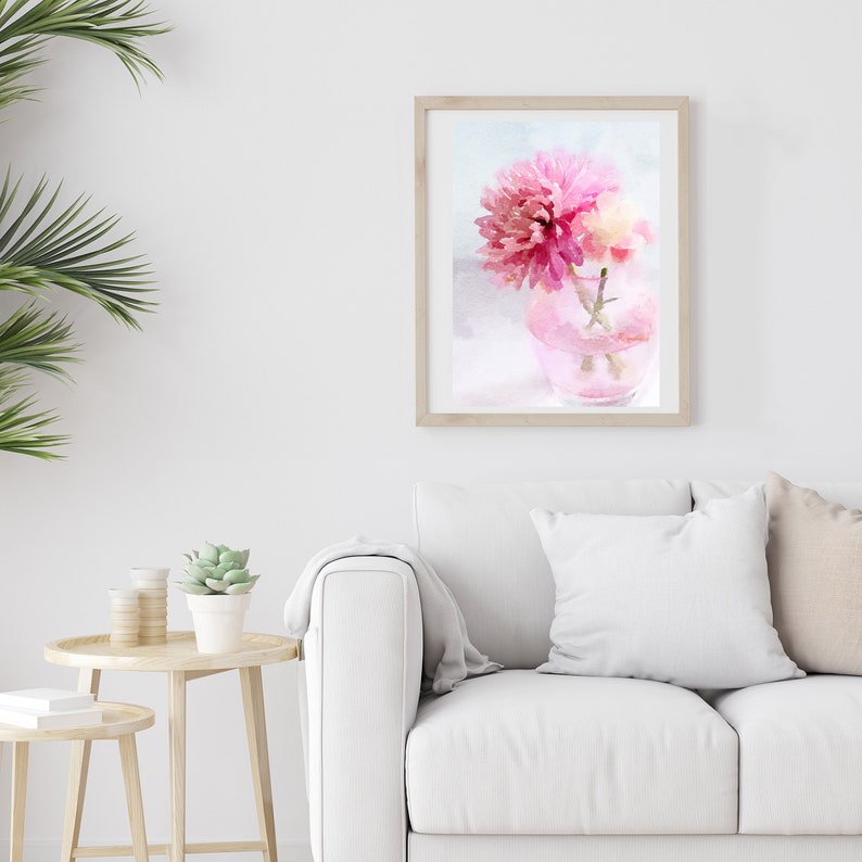 Still Life/watercolor Photography Print/floral Soft - Etsy