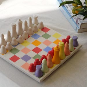 Ceramic chessboard