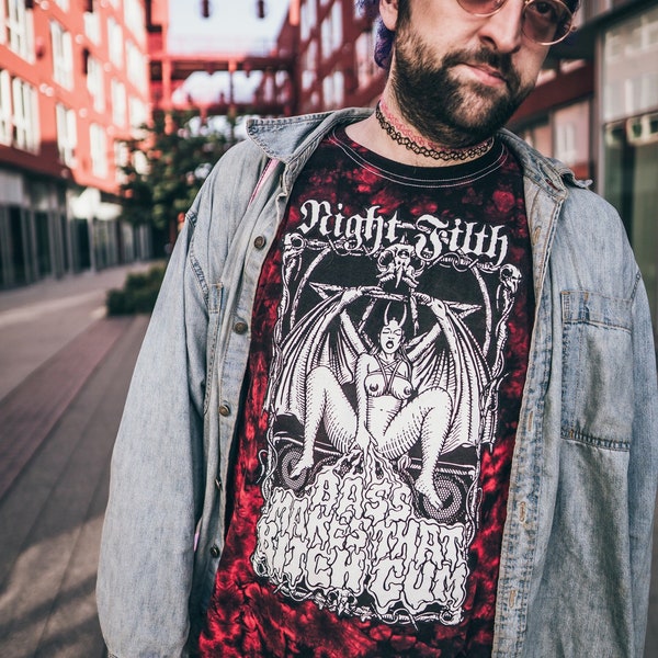 Bass Makes That B!!!! C#M LAVA Tie Dye graphic tee
