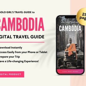 Kambodscha Reiseführer für Frauen Sofortiger digitaler Download
