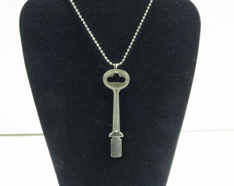 1904 Beautiful Genuine Antique Skeleton Key Necklace Shop Keeper's Key Russel & Erwin
