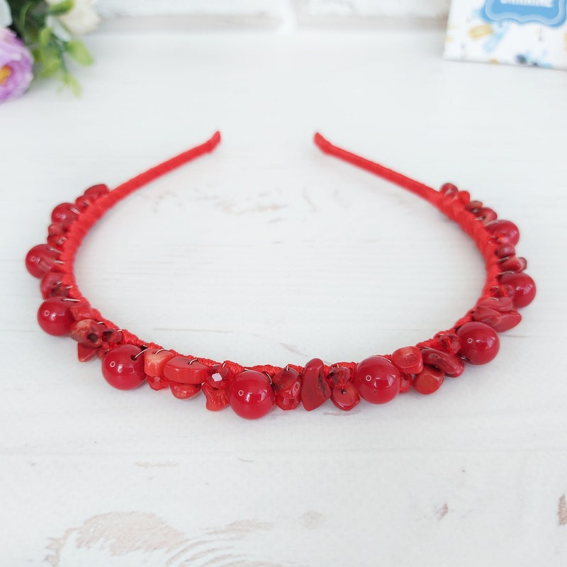Coral Printed Headband
