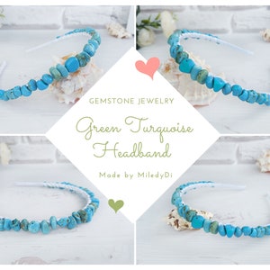 turquoise headpiece