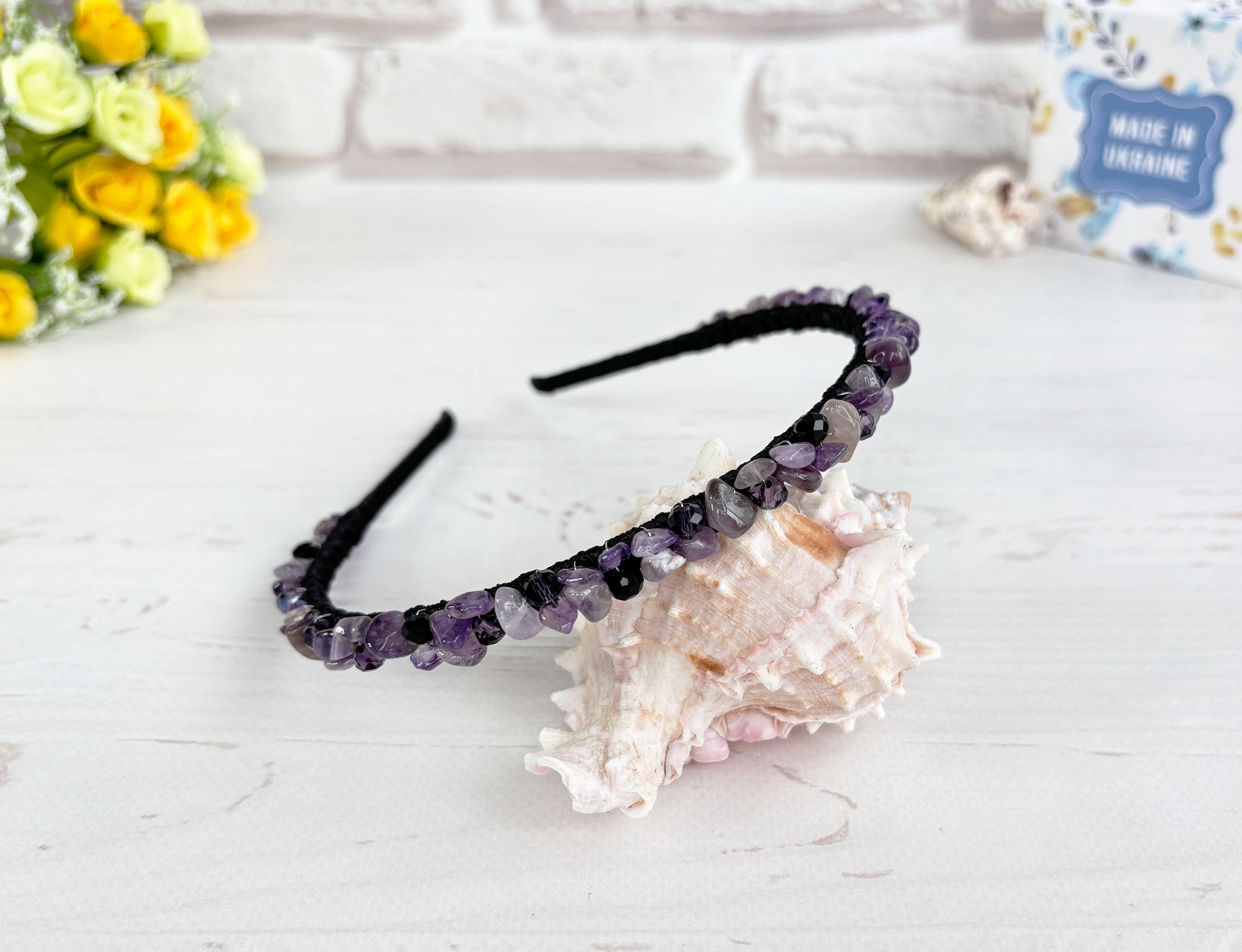 Natural Stone Headband - Etsy display picture 1