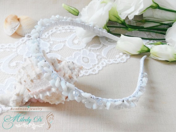 Bridesmaid Hair Accessory Bridal Hair Piece White Hair Jewelry Etsy