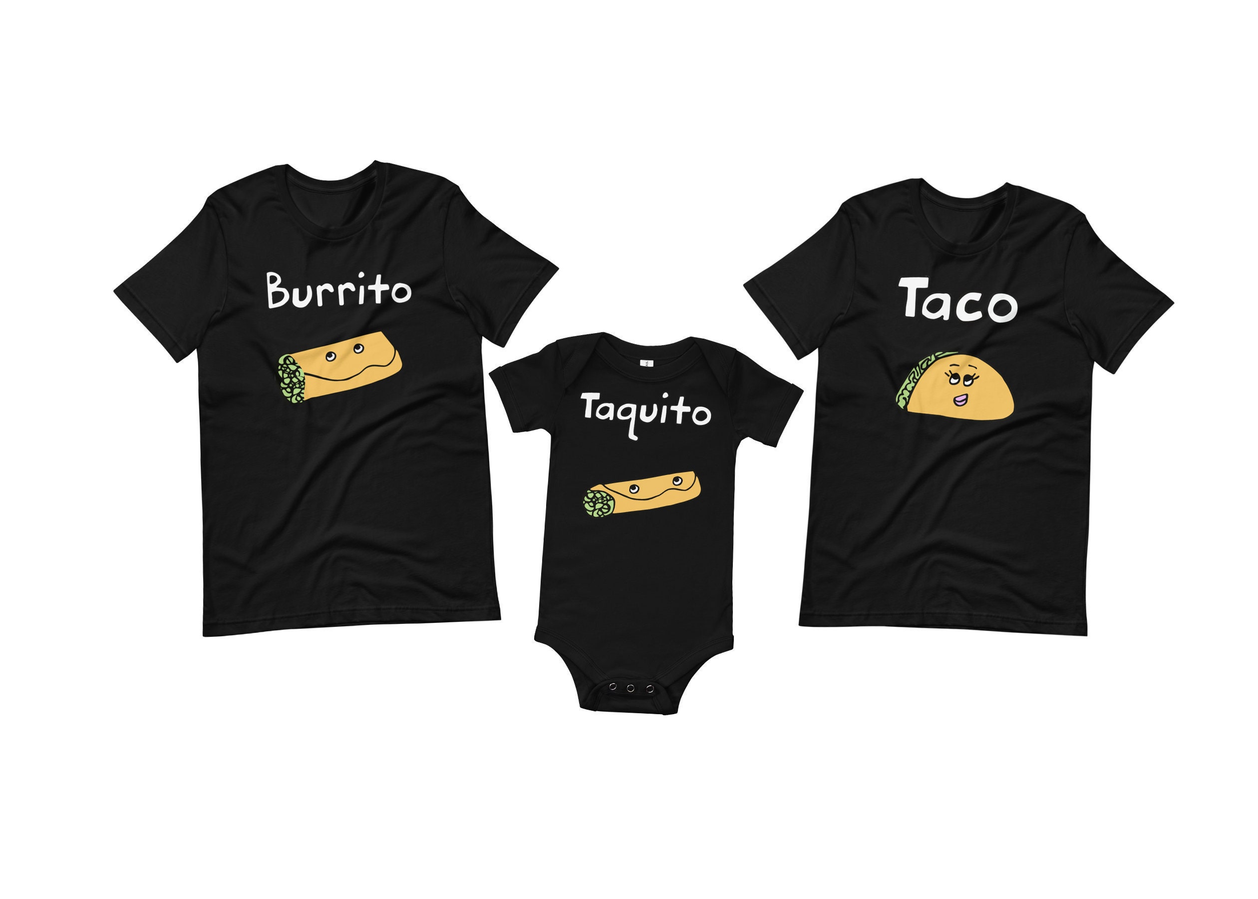 taco and taquito shirt