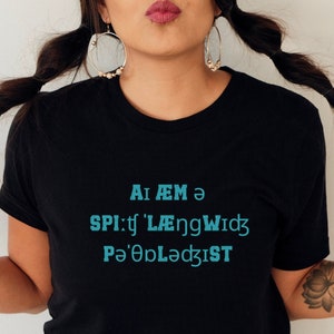 Speech Language Pathologist Phonetics T-Shirt Gift, I am a Speech Language Pathologist Phonetics Unisex Short Sleeve Tee,CCC-SLP TShirt Gift