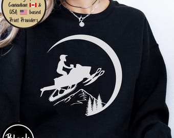 Snowmobile Lover Crewneck Sweatshirt, Braap Snowmobile Sweatshirt, Snowmobiler Gift, Cozy Season Sweat, Cute Winter Sweat, Winter Lover Gift